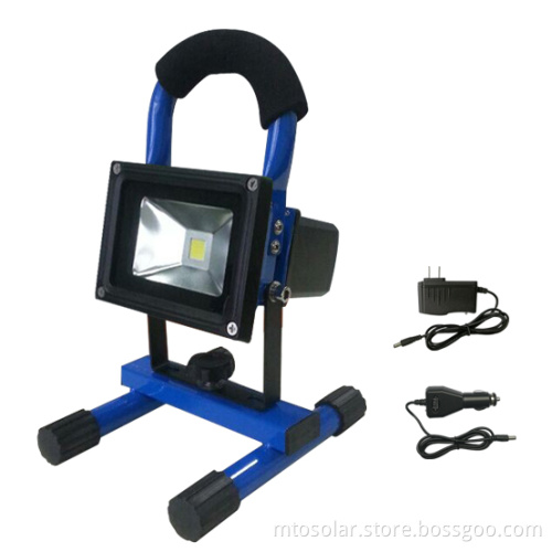 Portable 30W Rechargeable Outdoor Led Flood Light